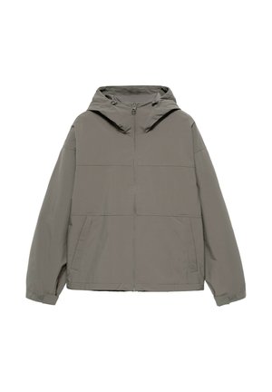 PULL&BEAR, LIGHTWEIGHT HOODED - RAINCOAT - Veste légère - dark grey