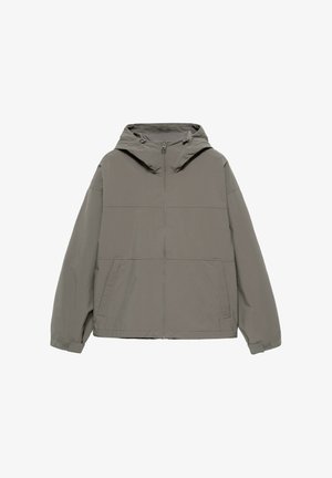 PULL&BEAR, LIGHTWEIGHT HOODED - RAINCOAT - Veste légère - dark grey