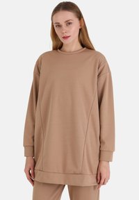 Modanisa REFKA SET - Sweatshirt - beige