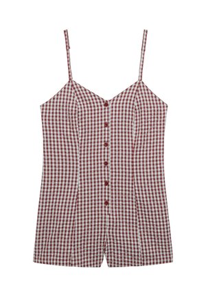 Superdry & Co, GINGHAM CAMI PLAY - Jumpsuit - red gingham
