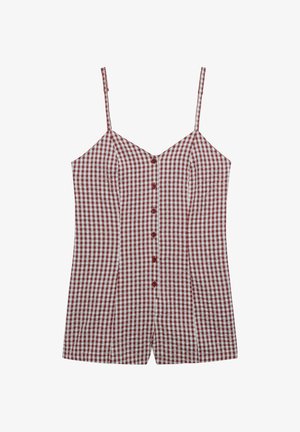 Superdry & Co, GINGHAM CAMI PLAY - Jumpsuit - red gingham