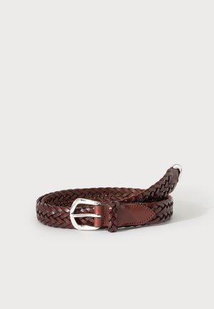 LARDINI, Cintura intrecciata - bordeaux