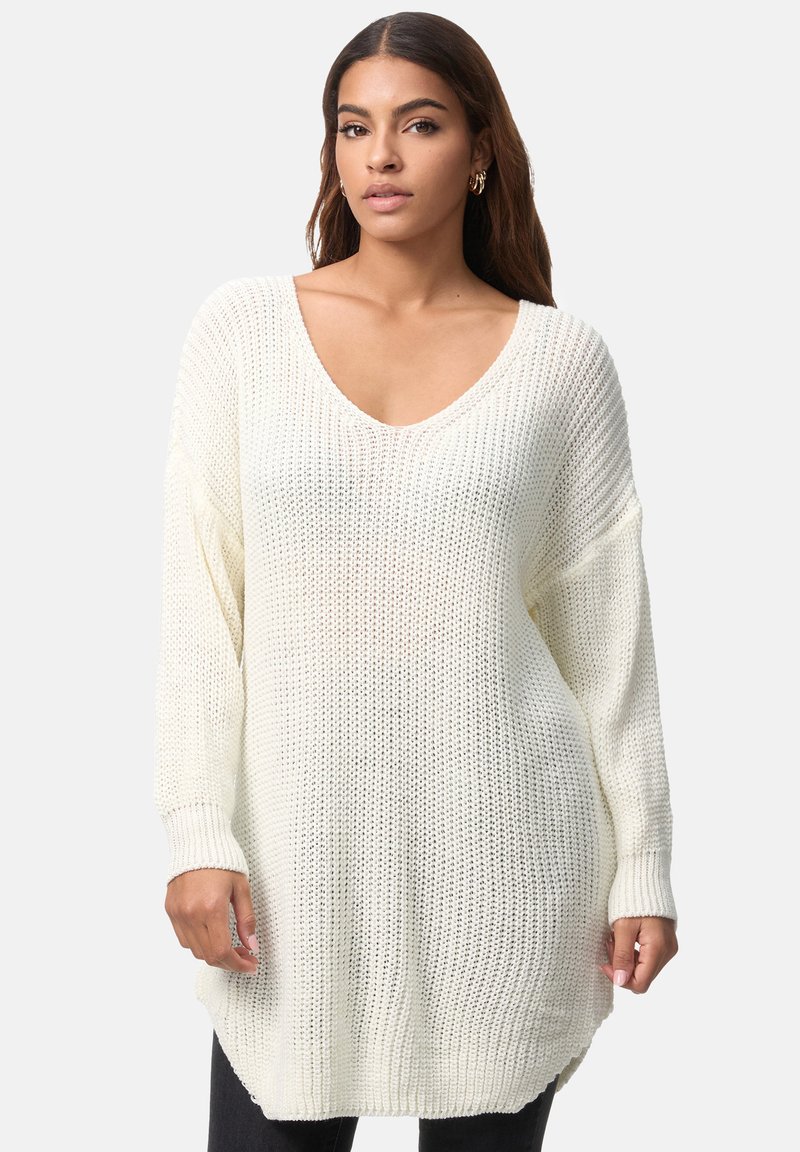 Elara Jersey de punto - weiß