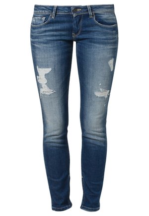Jeans slim fit - destroyed denim