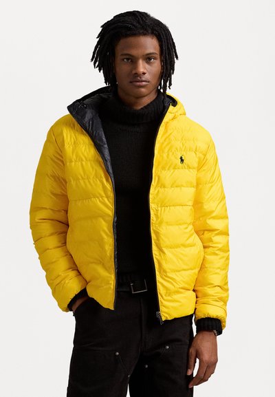 Polo Ralph Lauren THE COLDEN REVERSIBLE JACKET - Vinterjakker - black/slicker yellow