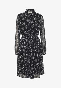 Kijelölve, black ditsy flower