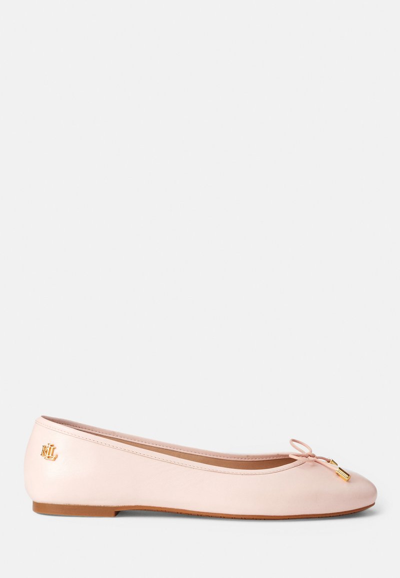 Lauren Ralph Lauren JAYNA NAPPA LEATHER FLAT - Balerinke - pale pink