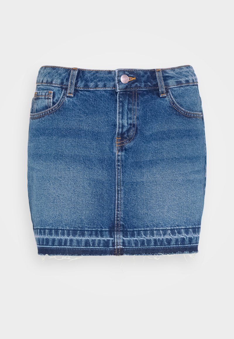Noisy May Minirok blauw denim/bluedenim