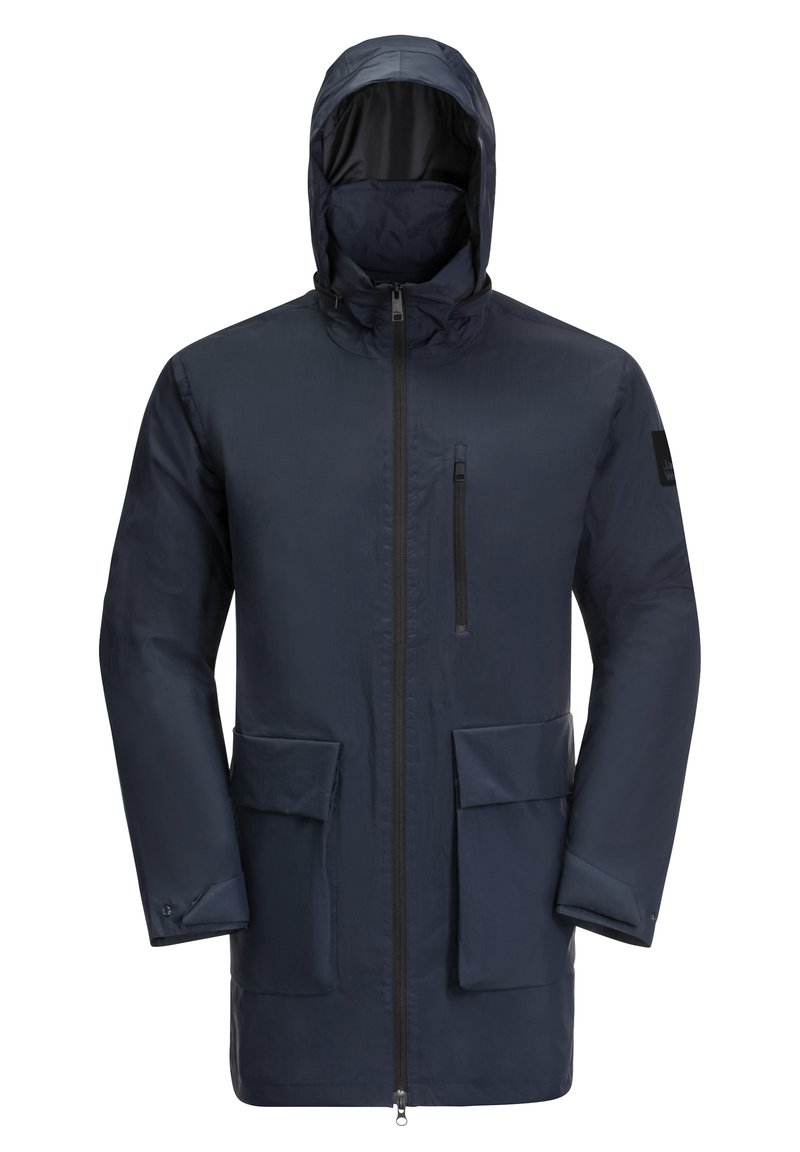 Jack Wolfskin Parka donkerblauw denim
