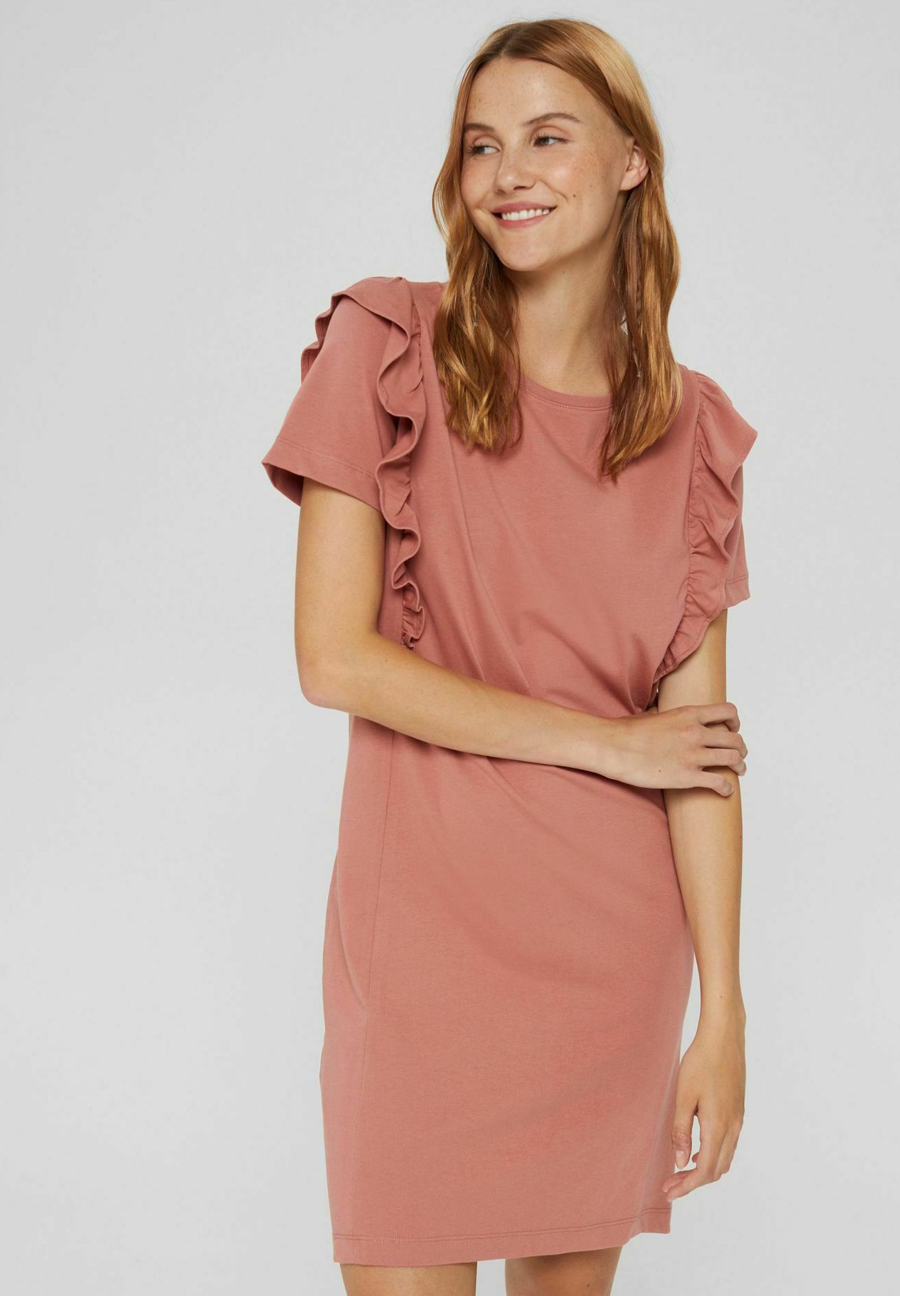 edc by Esprit Vestido ligero - coral - Zalando.es