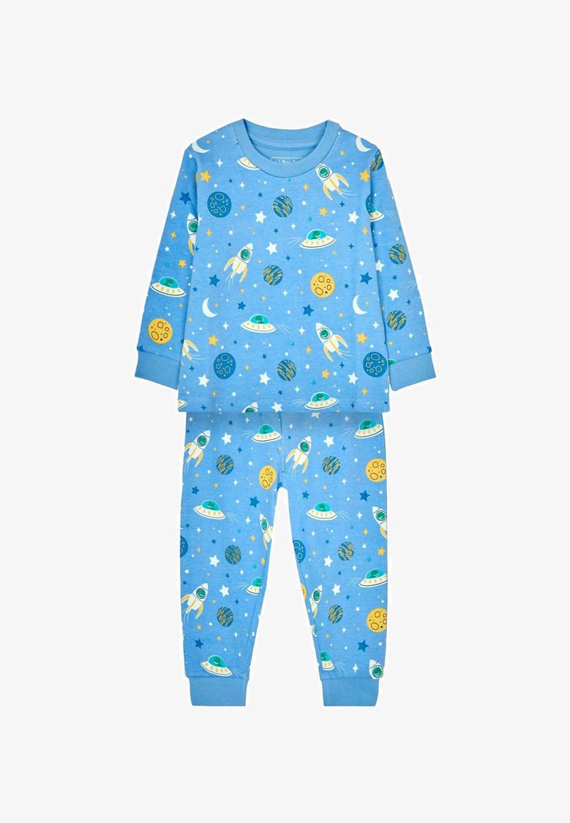 JoJo Maman Bébé GLOW IN THE DARK SPACE REGULAR FIT - Pyjama - blue