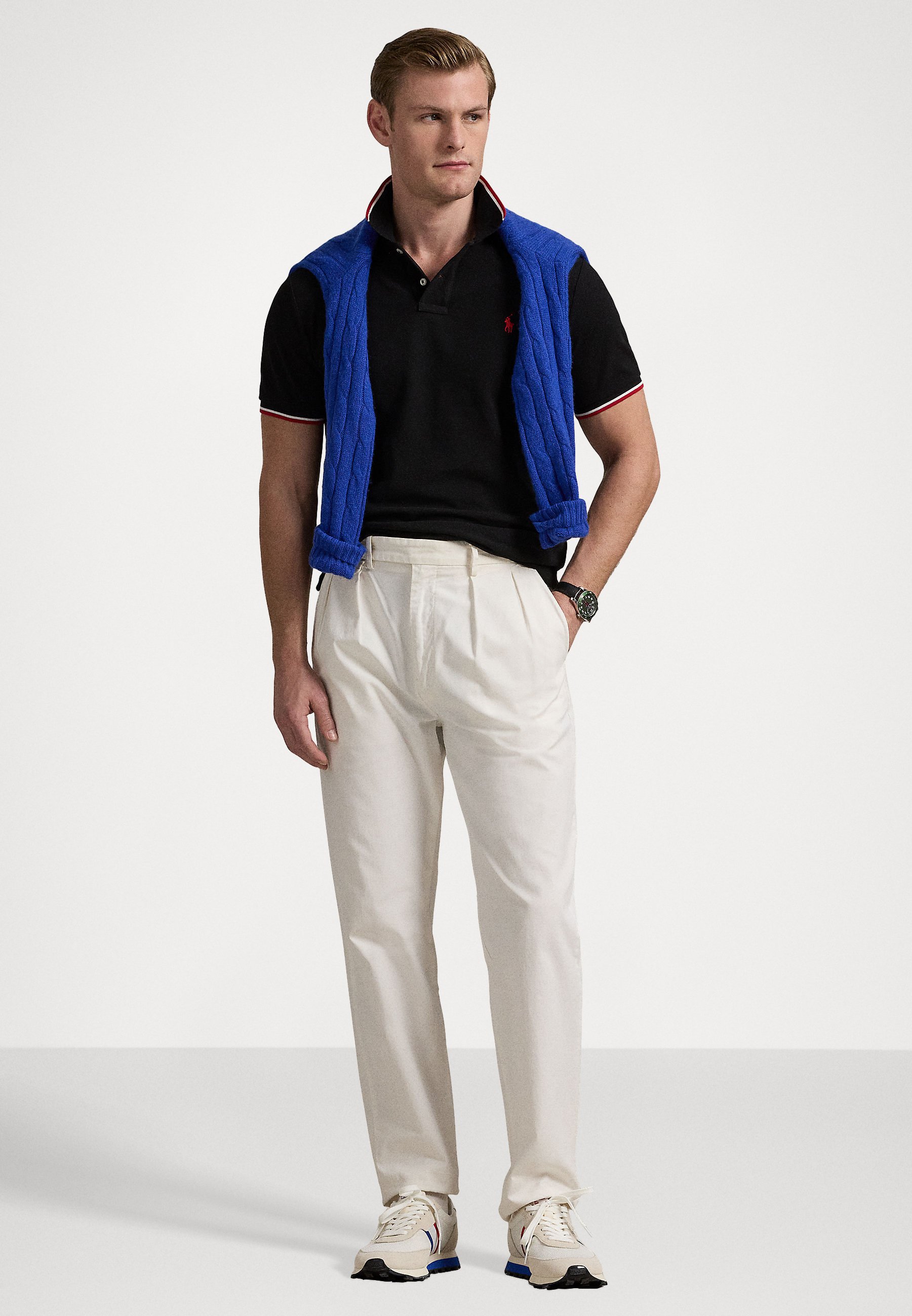 Polo Ralph Lauren CUSTOM SLIM FIT MESH POLO SHIRT - Poloshirt