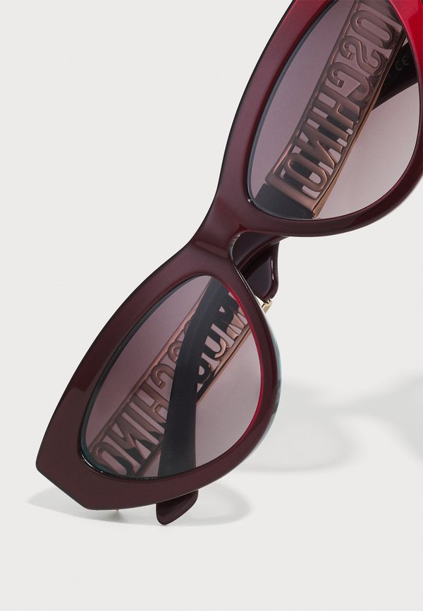 Sunglasses - metalized burgundy4
