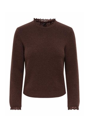 ONLY, Pullover - deep mahogany