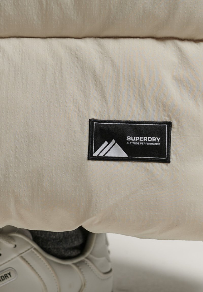 Superdry RIPSTOP LONGLINE PUFFER - Weste - pelican/beige - Zalando.de