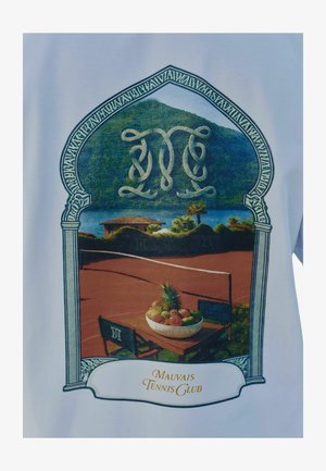 MAUVAIS, GRAPHIC TEE - TENNIS - T-Shirt print - white