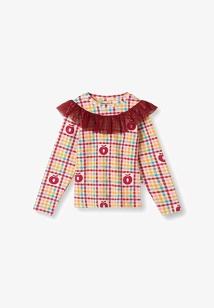 Bluză cu mânecă lungă - amaranth