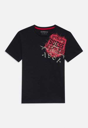 JUNIOR - Marškinėliai su spaudiniu - jet black