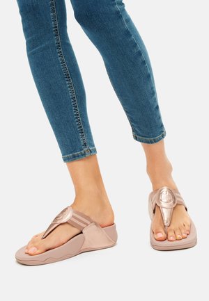FitFlop WALKSTAR TOE POST  - T-bar sandals - rose gold