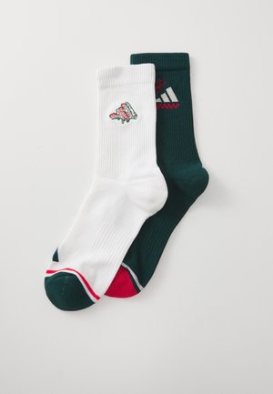 PIZZA SOCK UNISEX 2 PACK - Chaussettes de sport - white/aurora ivy