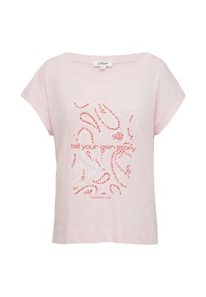 s.Oliver T-Shirt print - rosa