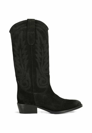 TEXANO - Bottes de cowboy / motard - nero