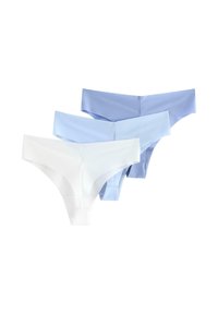 Lindex HIGH LEG 3-PACK - Perizoma - white
