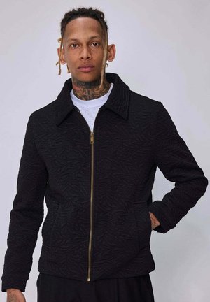 FRILIVIN, VESTE ZIPPÉE JACQUARD - Veste mi-saison - noir