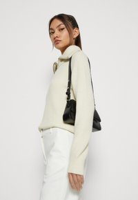 VILA VIRIL HALF ZIPPER  - Strickpullover - birch melange