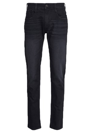 Straight leg jeans - black