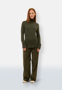 Just Cashmere LEXIE - Strickpullover - kaki