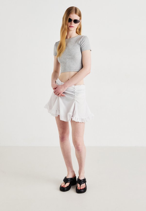 GATHERED SKIRT - Mini skirt3