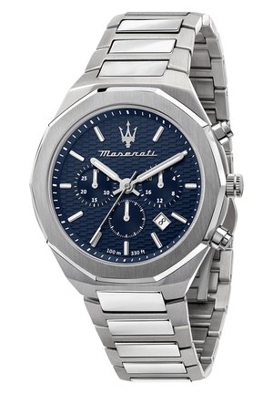 Watch - blau- und silberfarben