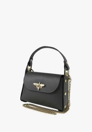 DrachenLeder UMHÄNGE - Handtas - grau