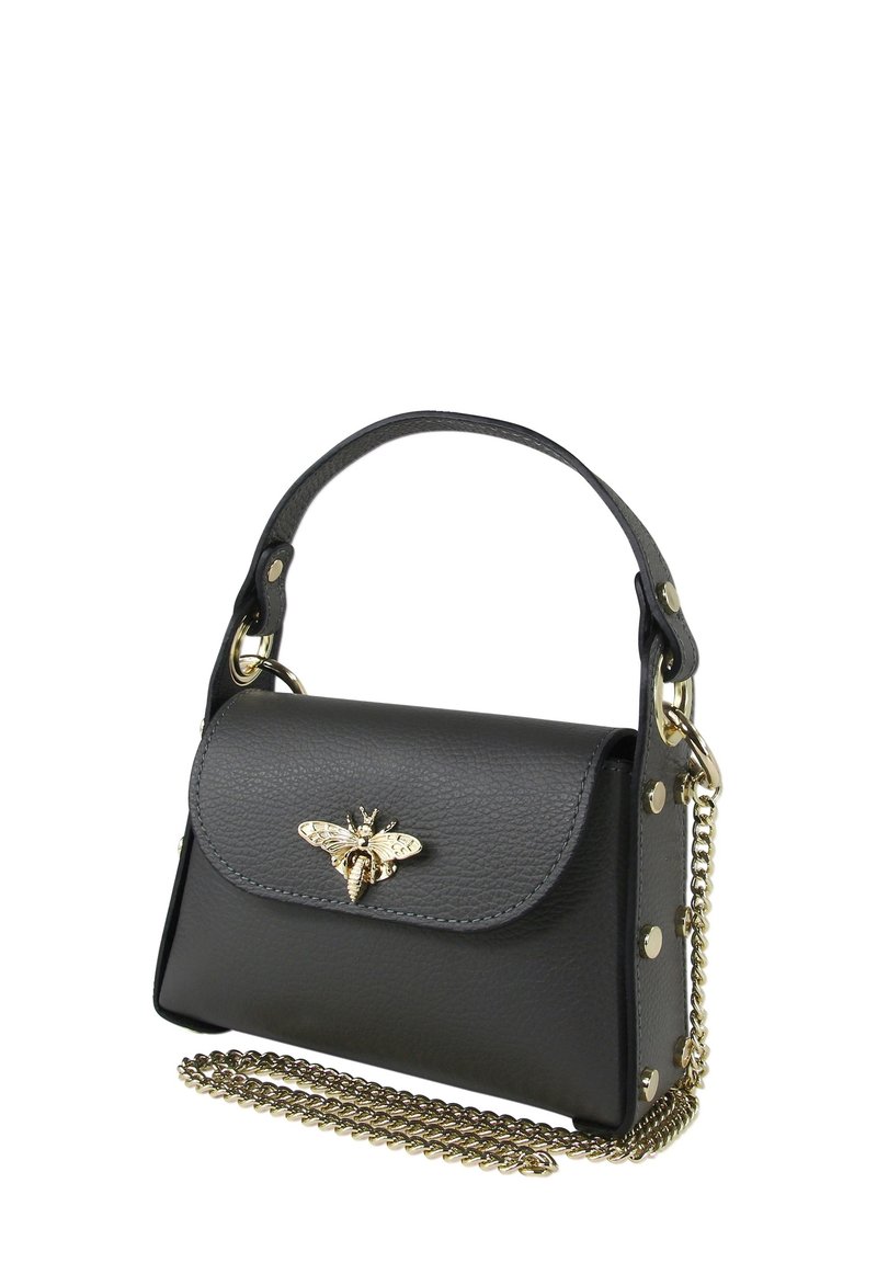 DrachenLeder UMHÄNGE - Handbag - grau