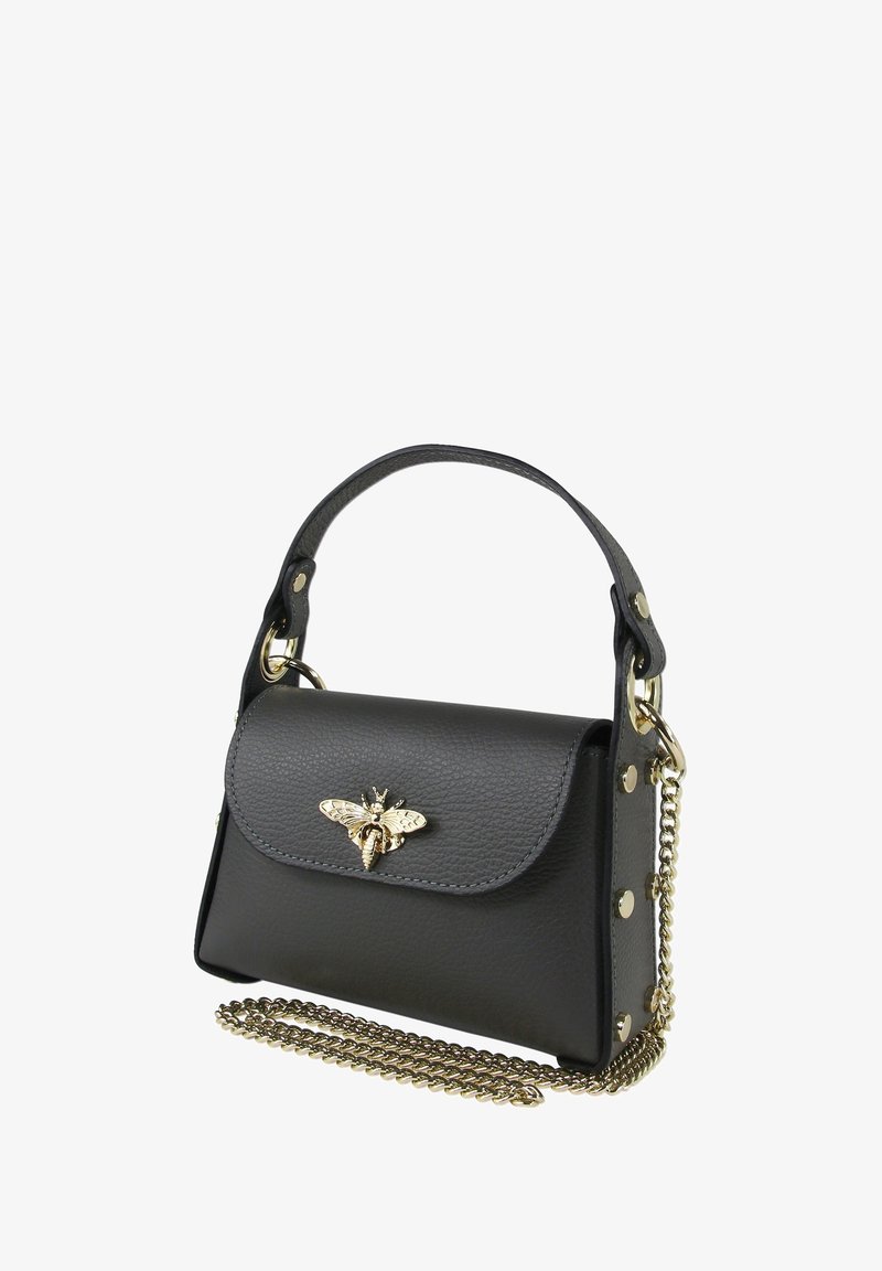 DrachenLeder UMHÄNGE - Handbag - grau