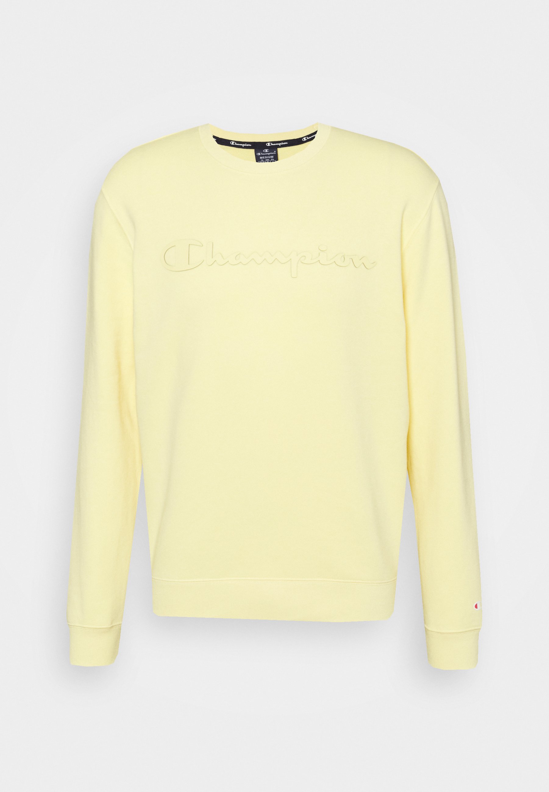 champion crewneck sweatshirt yellow