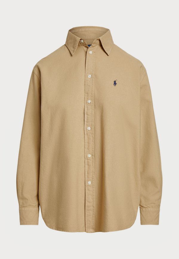 RELAXED FIT COTTON OXFORD SHIRT - Button-down blouse - classic tan3