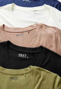 REGULAR FIT - SLOUCH 5 PACK - Tricou basic - green