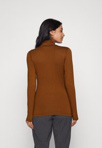 Kaffe KAYOKO - Langærmet T-shirt - toffee