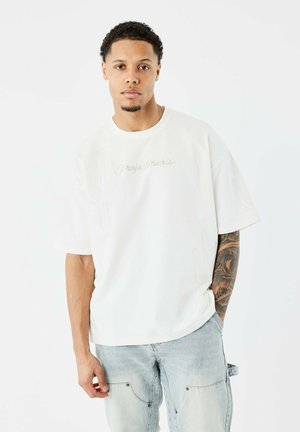 Camiseta estampada - blanc cassé