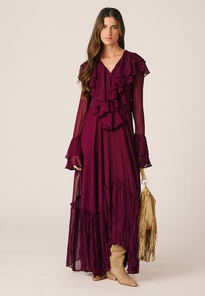 Alma en Pena, Robe longue - burgundy