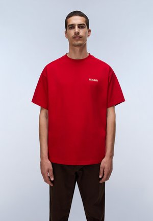 Napapijri, S-TEZA SS. - T-shirts print - haute red r f