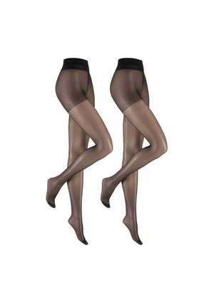 2-PACK  - Strumpfhose - black