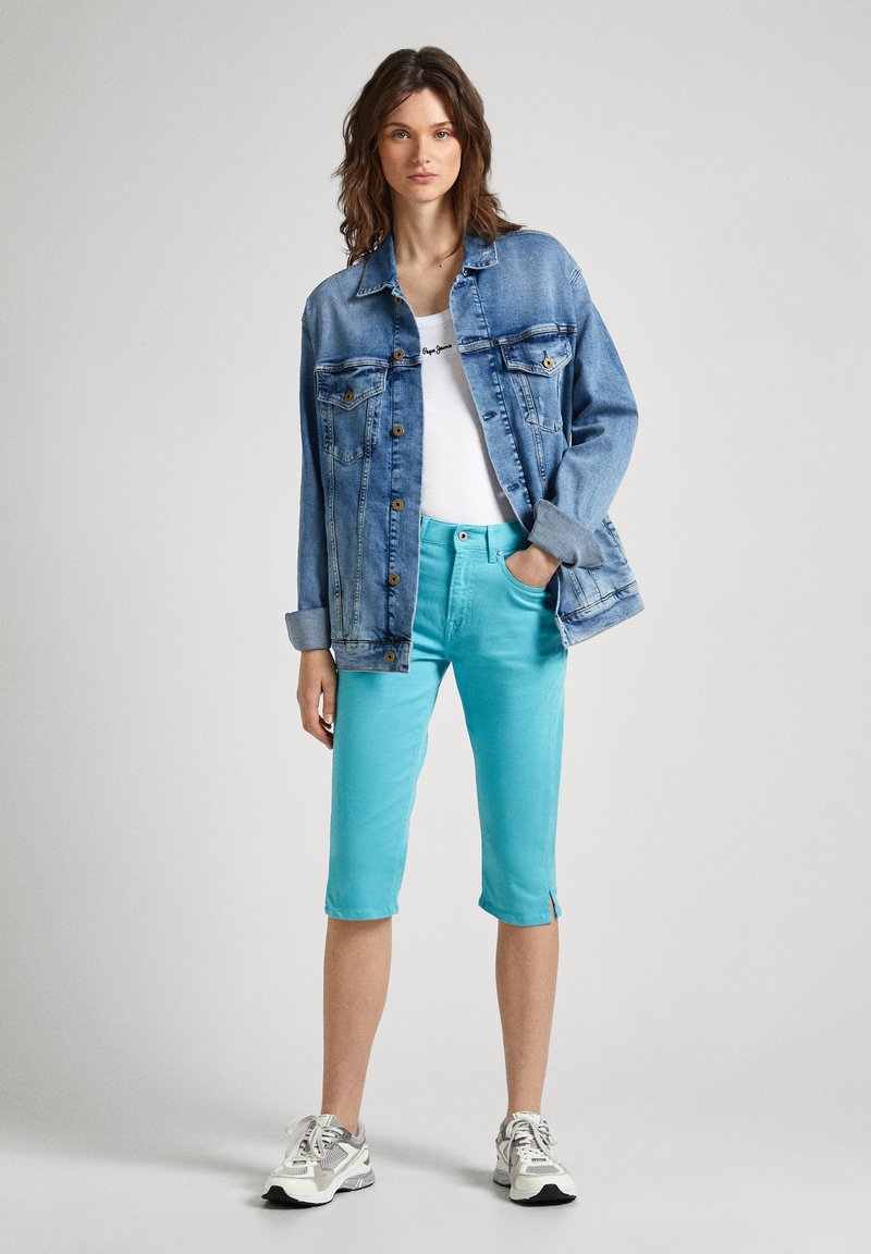 Pepe Jeans Jeansshort blauw