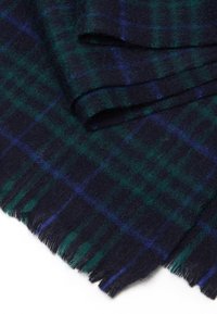 PIOMBO CHECKED - Sciarpa - black green