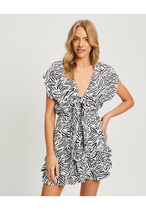 ALLIE  - Day dress - zebra stripe