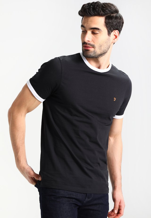 GROVES - Basic T-shirt - deep black