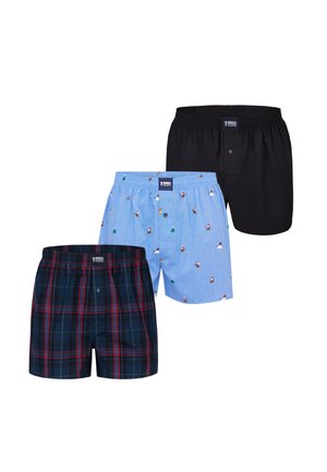 CHRISTMAS 3-PACK - Caleçon - light blue blue black