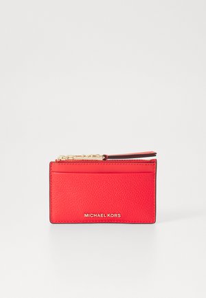 MICHAEL Michael Kors EMPIRESM ZIP CARD CASE - Punge - burnt sienna